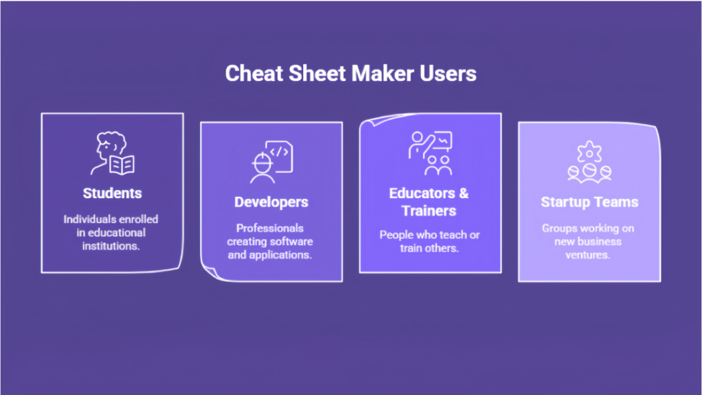 Cheat Sheet Maker Users