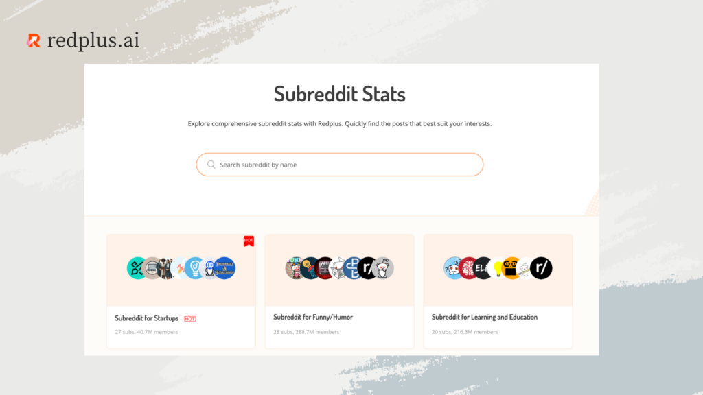 Finding More Amazing Subreddits - Redplus