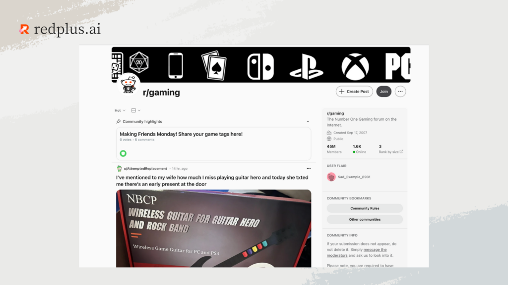 Best Subreddits for Gaming - Redplus