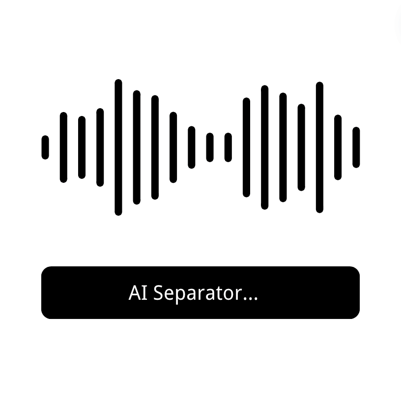 2. Click the AI Separator Button - Remusic