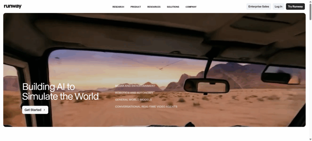 Runway – Professional AI Video Generator