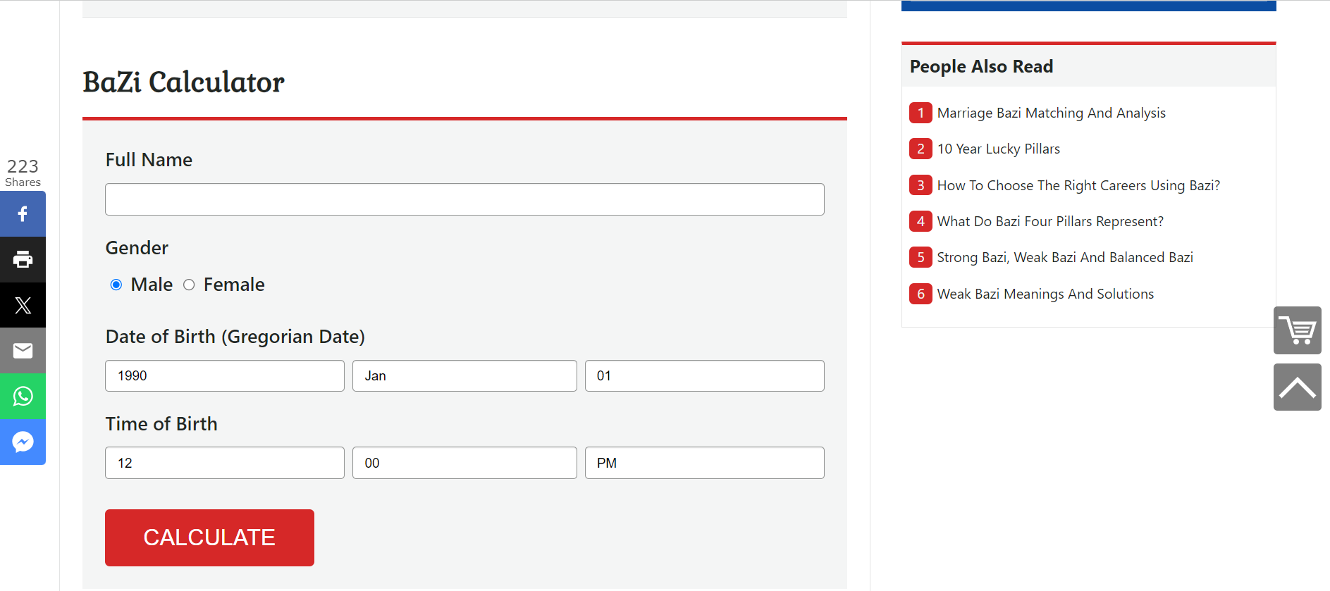 bazi calculator