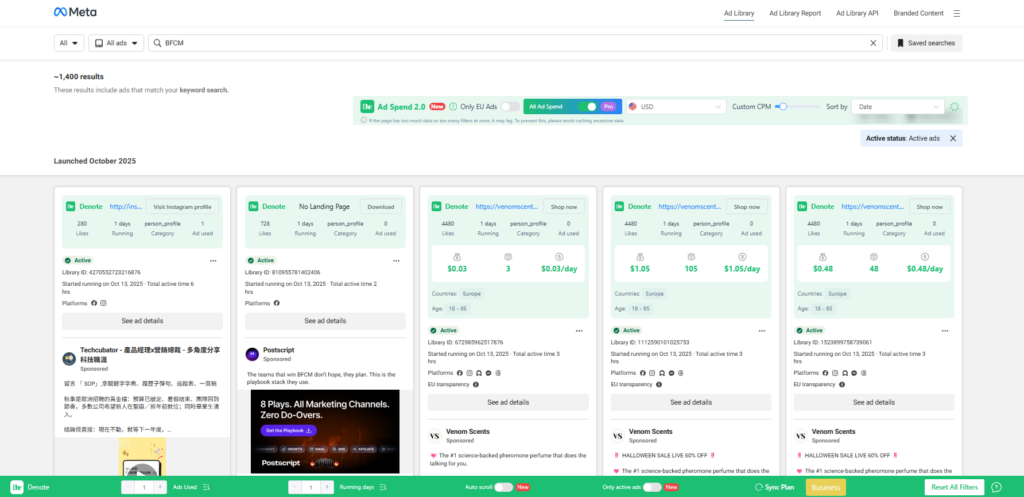 The unique advantage of Meta during BFCM