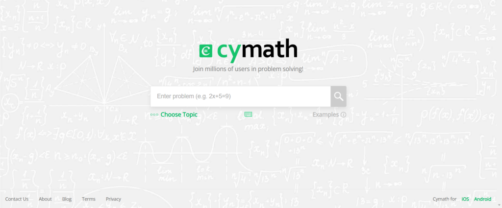 Cymath–AI-Powered Step-by-Step Solutions