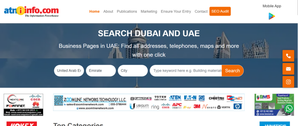 Egyptian business and service directory website