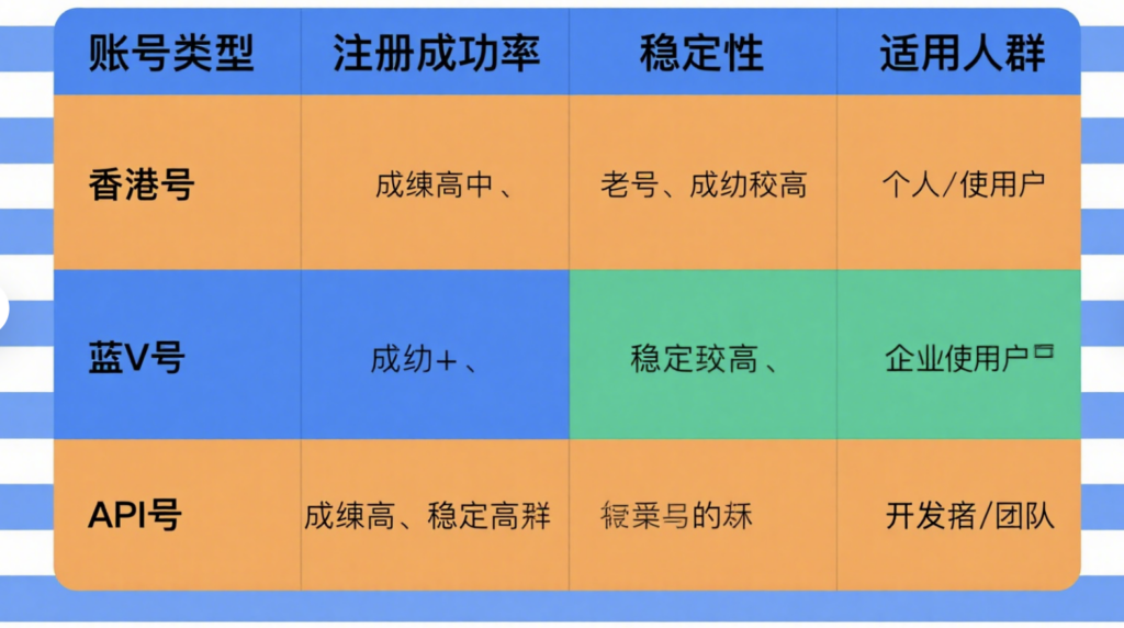 WhatsApp账号类型解析