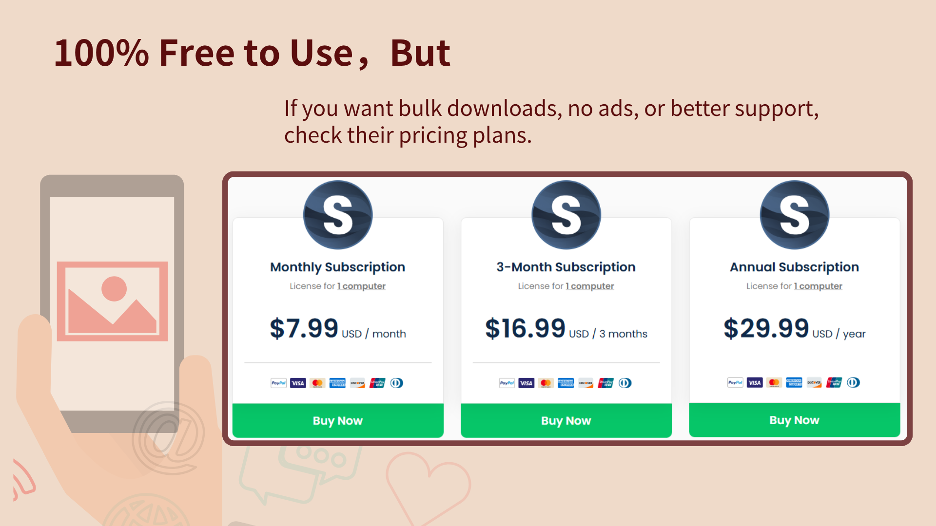Pricing and Subscription Options