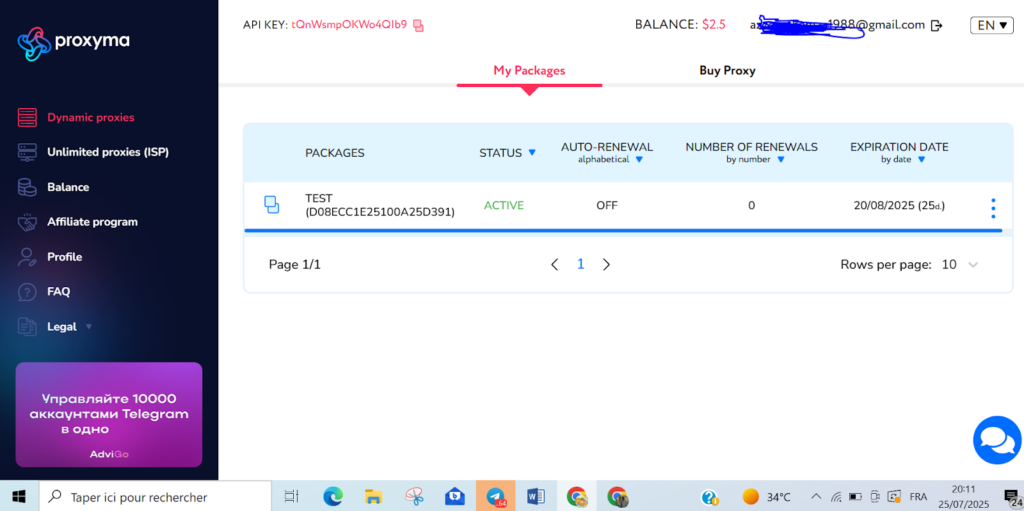 Dashboard Access