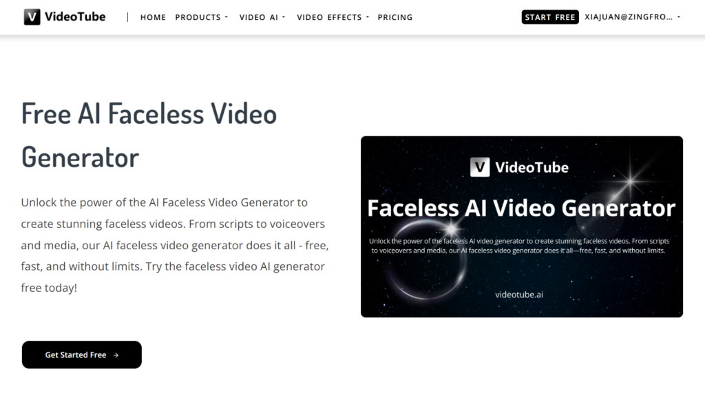 AI Faceless Video Generator