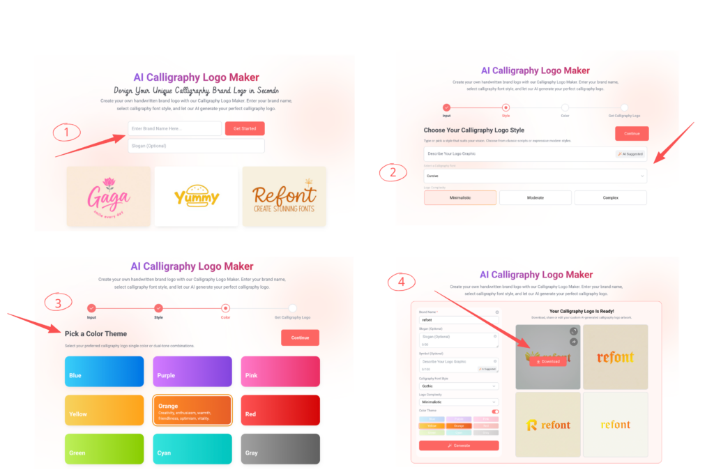 Steps to Design a Tattoo Logo with Refont