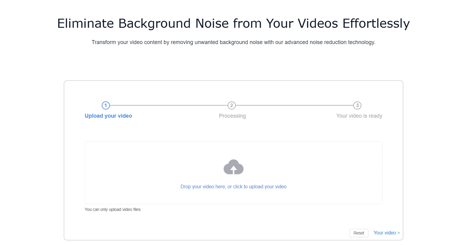 Vimego-Best Choice to Remove Video Background Noise