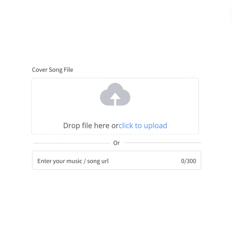 1. Upload Your Music File or Input a URL