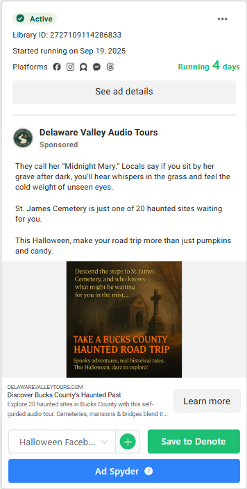 Spooky Storytelling Ads