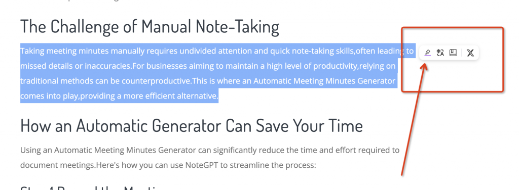 Highlighting Important Content for Students - NoteGPT