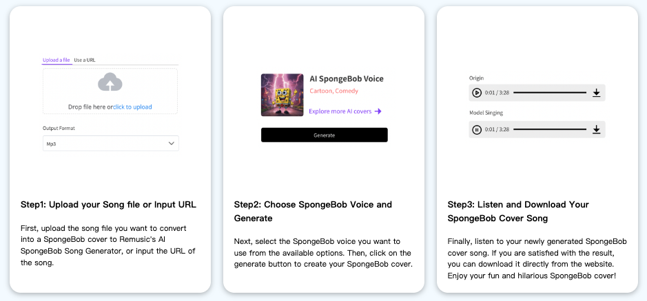 How to Use AI SpongeBob Song Generator?