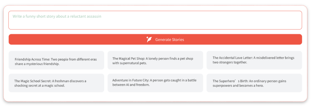 Step 1: Provide a Prompt - AI Story Generator