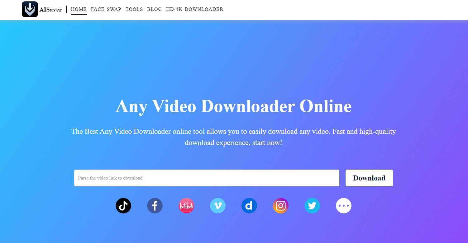 top 5 free video download tool-aisaver