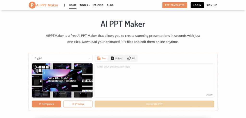 AI PPT Maker