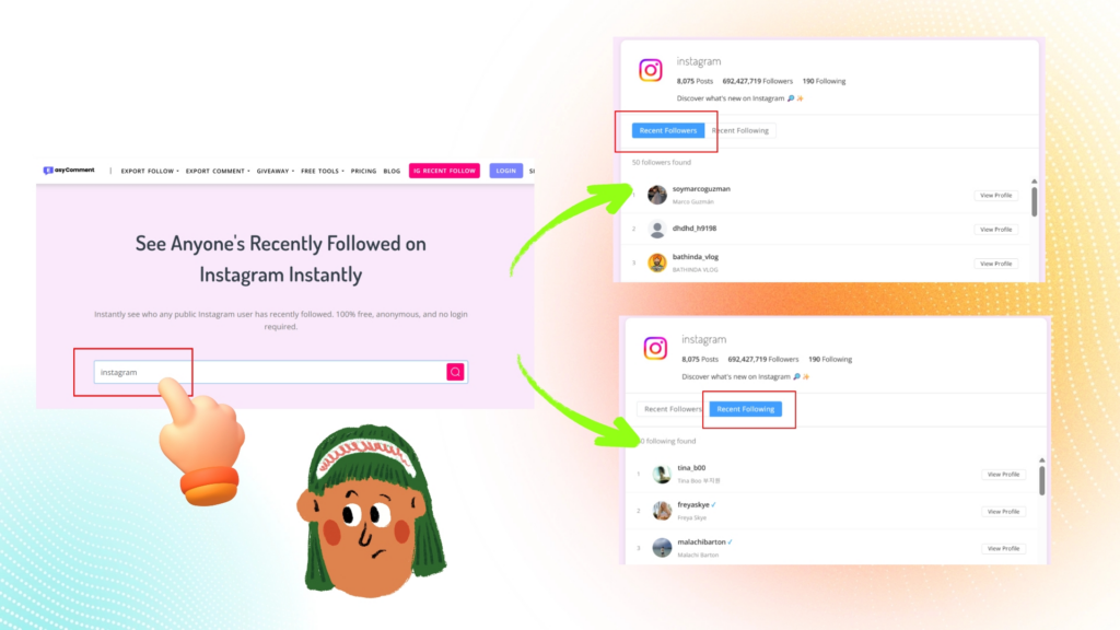 How to Use Instagram Recently Followed Viewer?