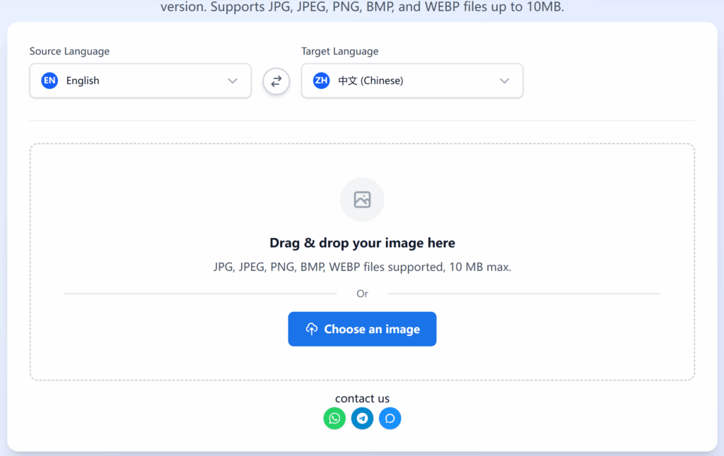 ImageTranslator to translate image