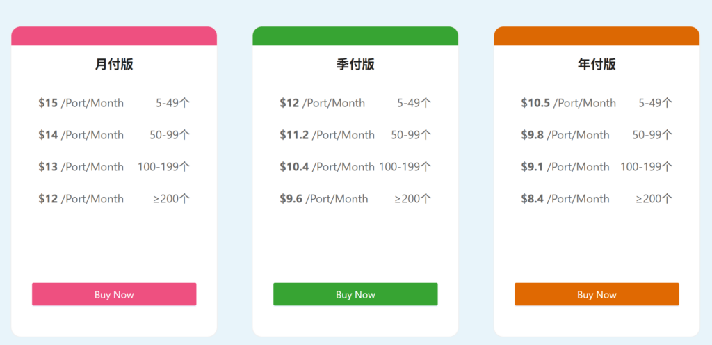 Dolphin's Pricing