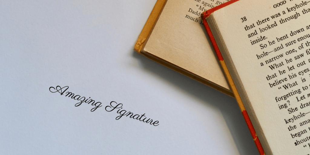 How to Create Custom Signature