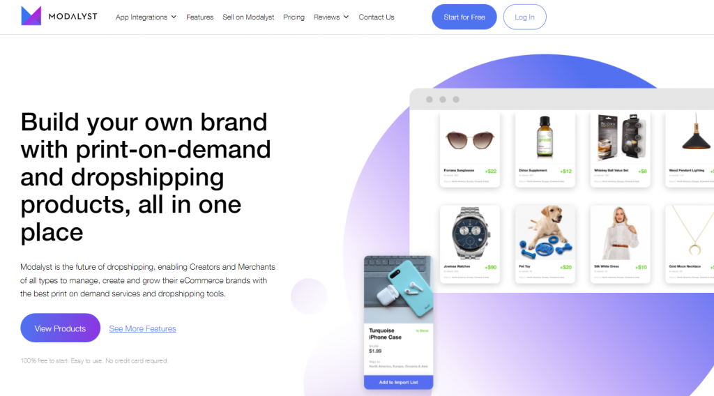 Best Dropshipping Tools For Shopify -Modalyst