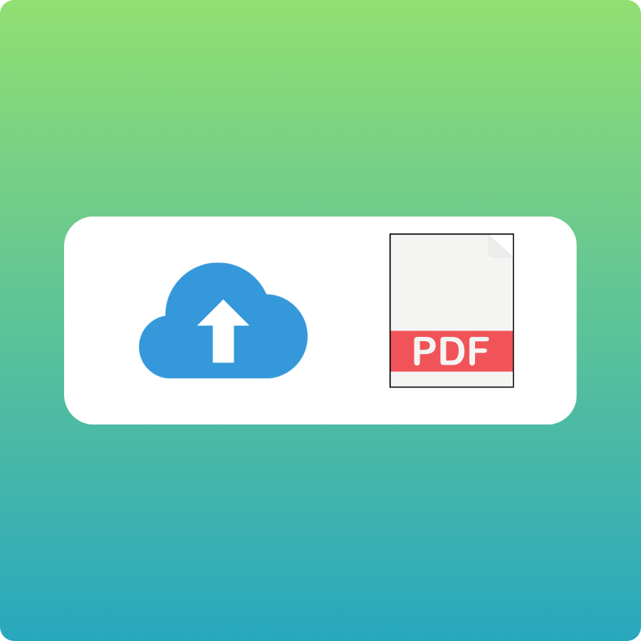 Step 1: Upload your PDF