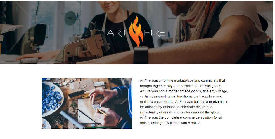 ArtFire homepage