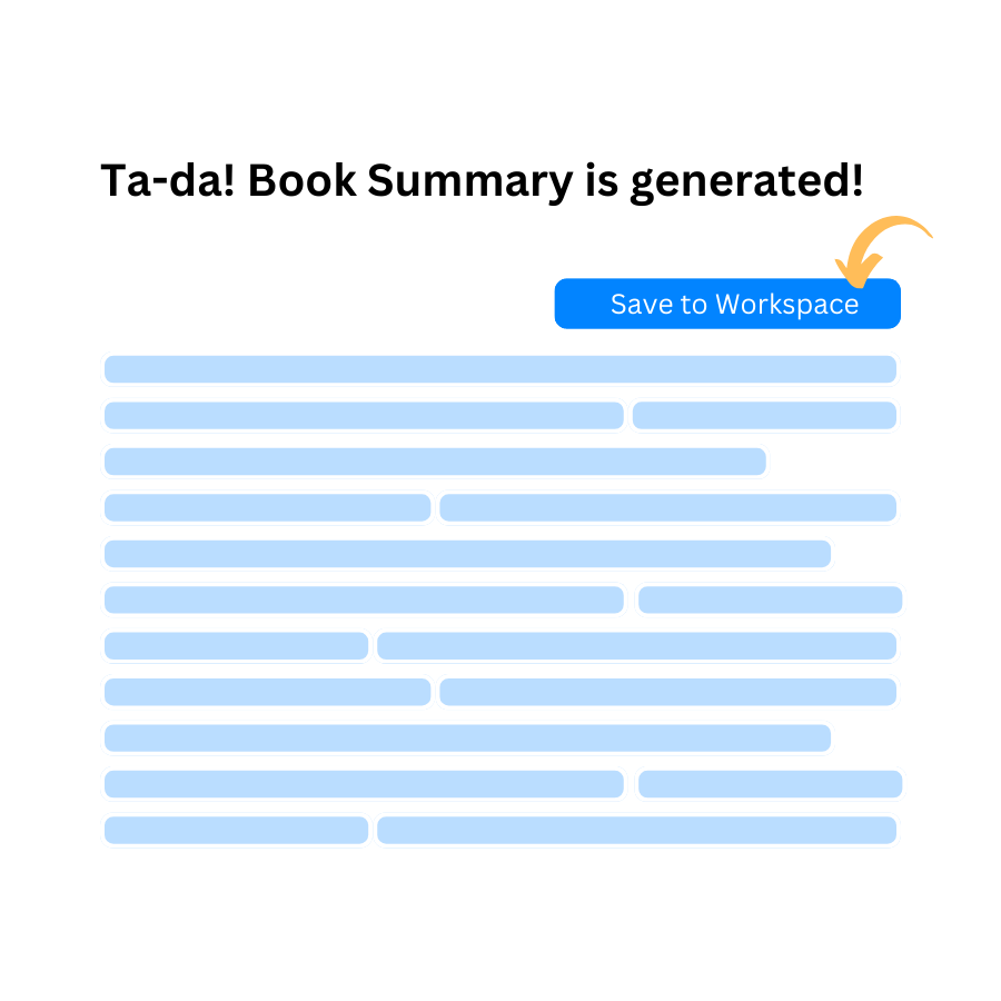 3.Save as notes or generate a mind map with your book.