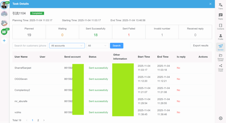 TGDesk Telegram bulk sender function broadcasting personalized messages to leads qualified by AI bot