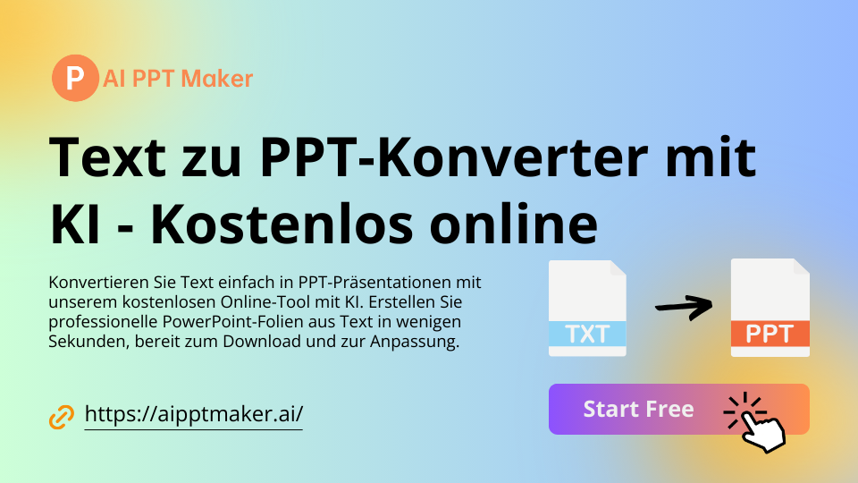 Text to PPT Converter with AI - AIPPTMaker