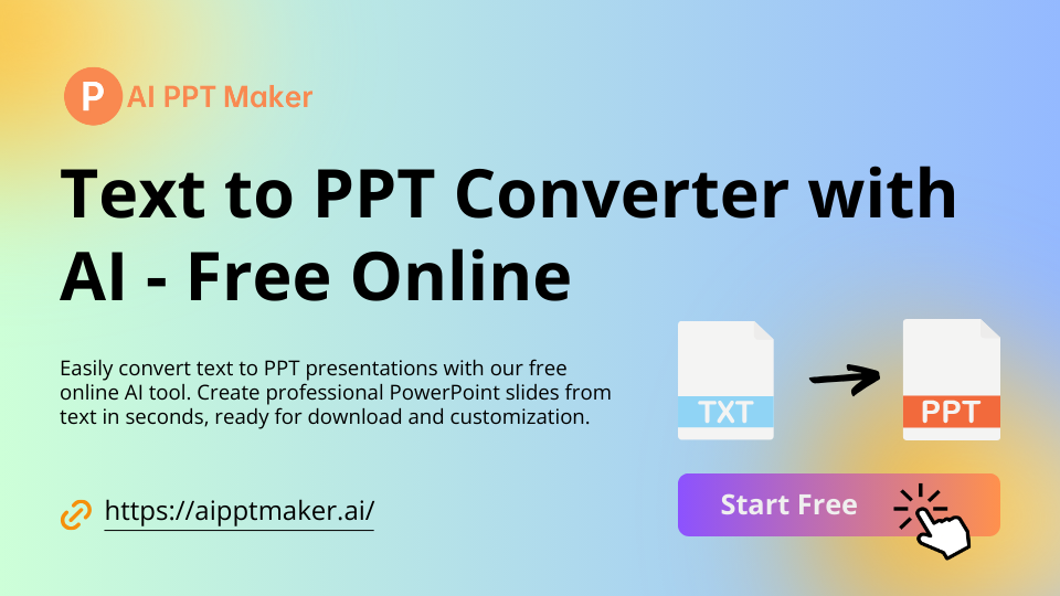 Text to PPT Converter with AI - AIPPTMaker