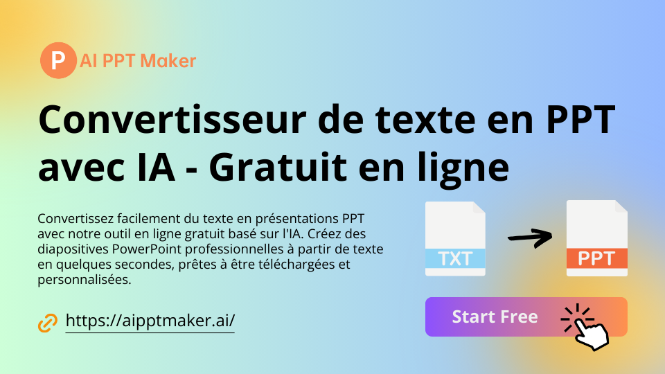 Text to PPT Converter with AI - AIPPTMaker