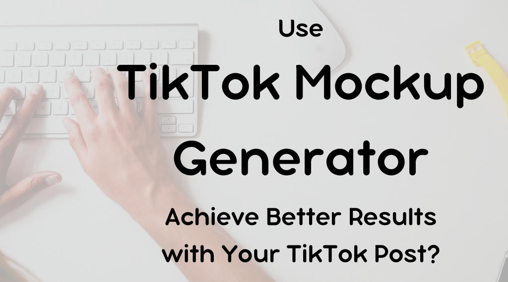 TikTok Mockup Generator - Denote