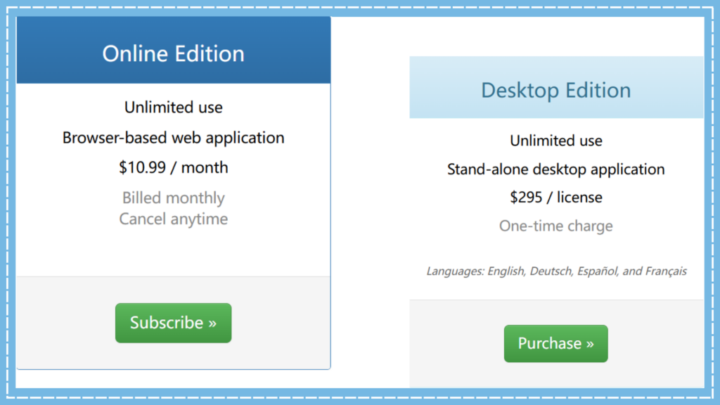 Vector Magic's pricing