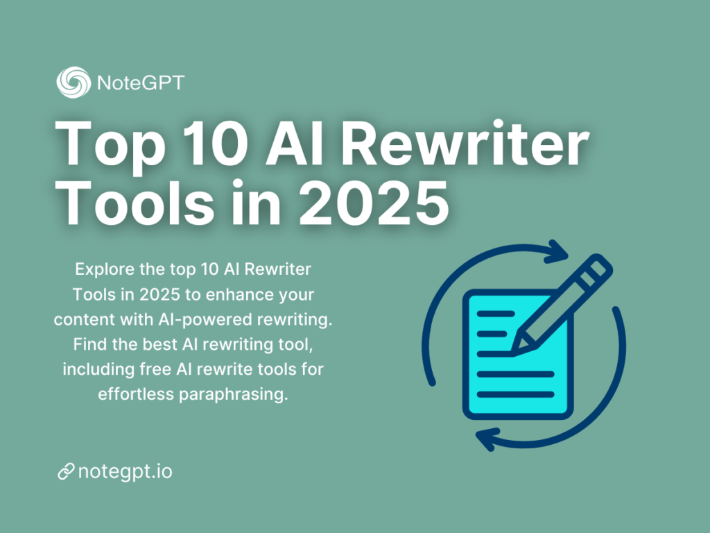 Top 10 AI Rewriter Tools in 2025