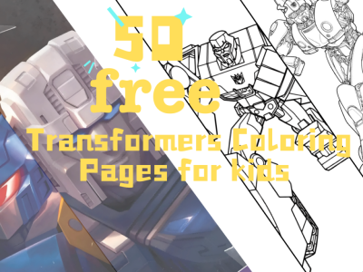 Free Transformers Coloring Pages for kids