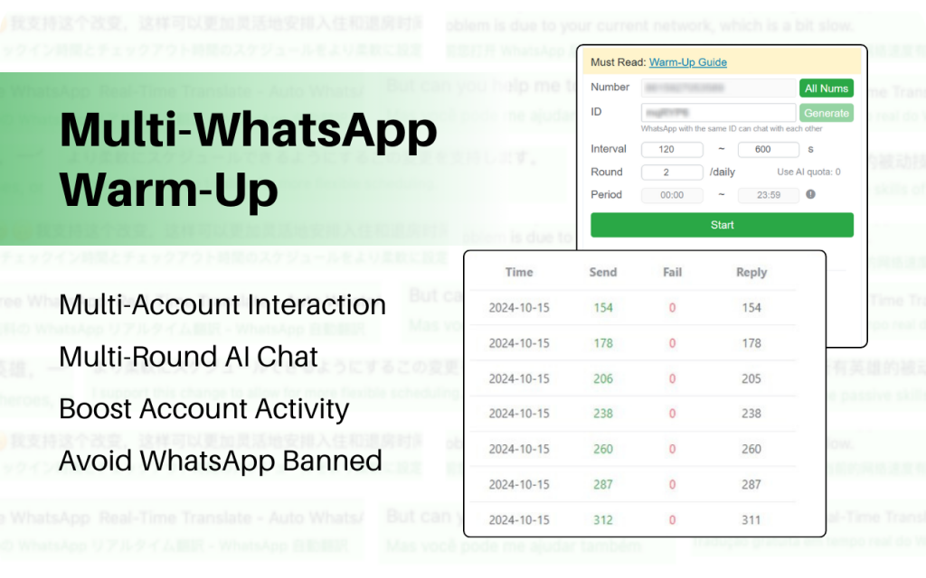 How to Use WhatsApp Warm-up Account Extension?