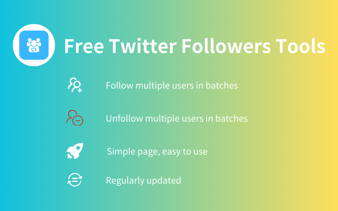 Free Twitter Followers Tools: Remove Twitter Followers   