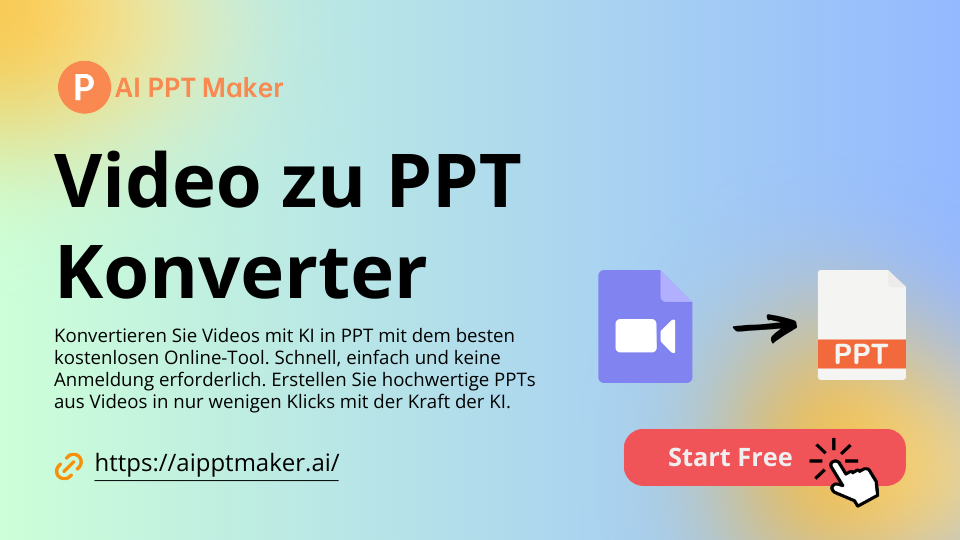 Video to PPT Converter - AIPPTMaker