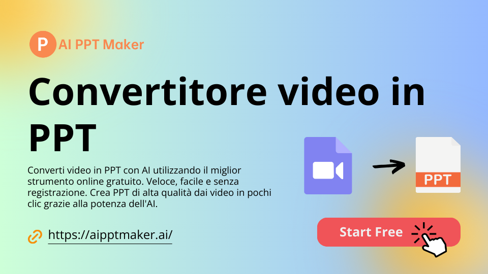 Video to PPT Converter - AIPPTMaker