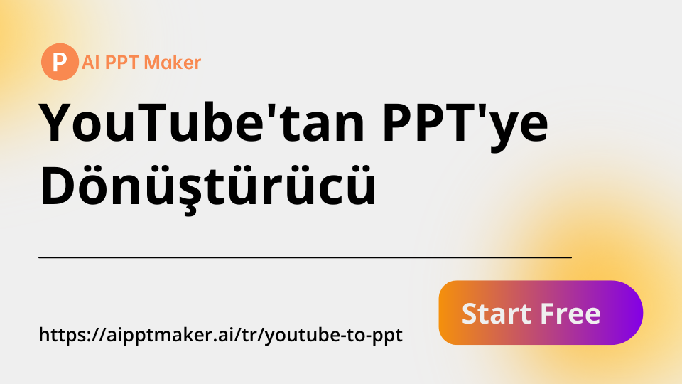 YouTube to PPT Converter - AIPPTMaker.ai