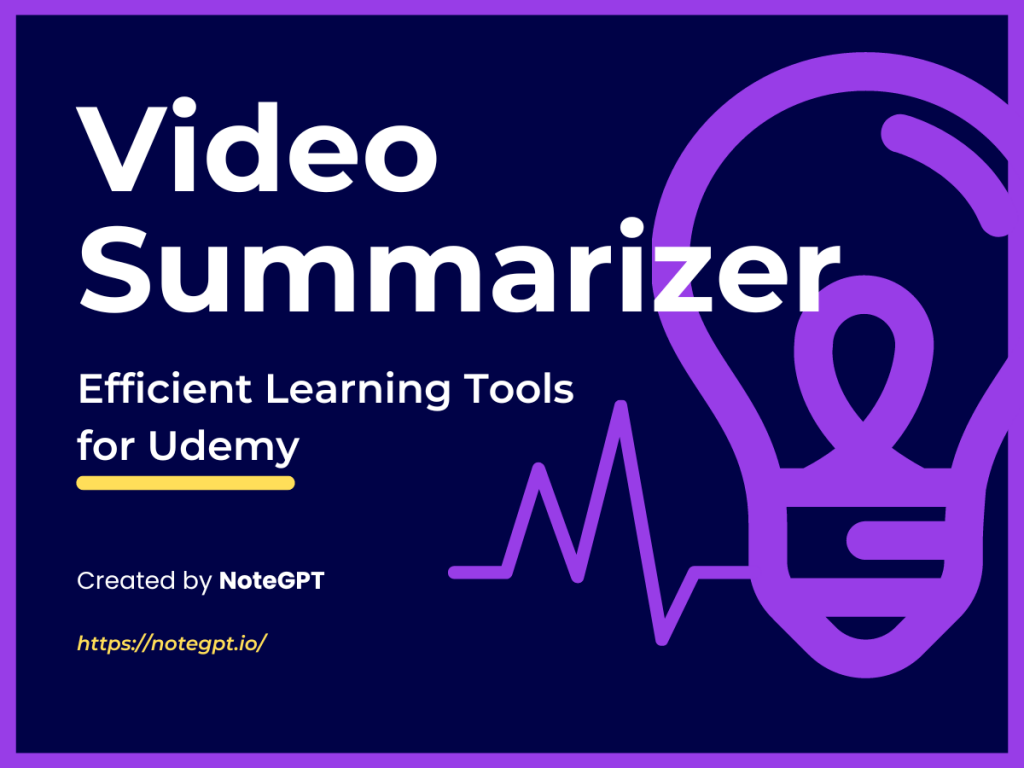 Video Summarizer And Lecture Summarizer For Udemy Video summarizer and lecture summarizer for udemy