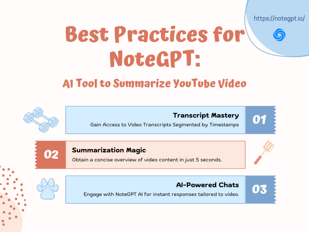 Best Practices For NoteGPT: AI Tool To Summarize YouTube Video