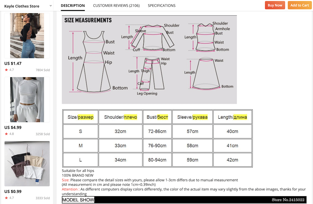 Asian Size to US Size How to Do Asian Size Conversion