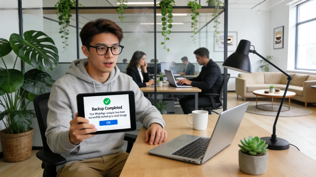 Using case of backup contacts to avoid account ban loss.