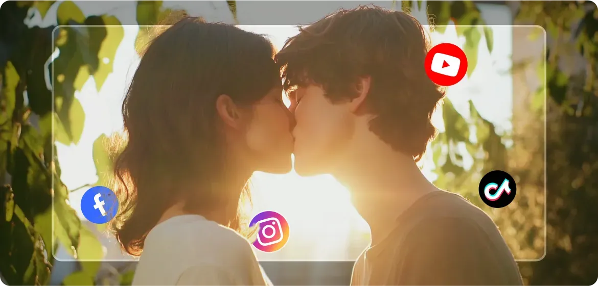 Tips for Sharing AI Kiss Video generator