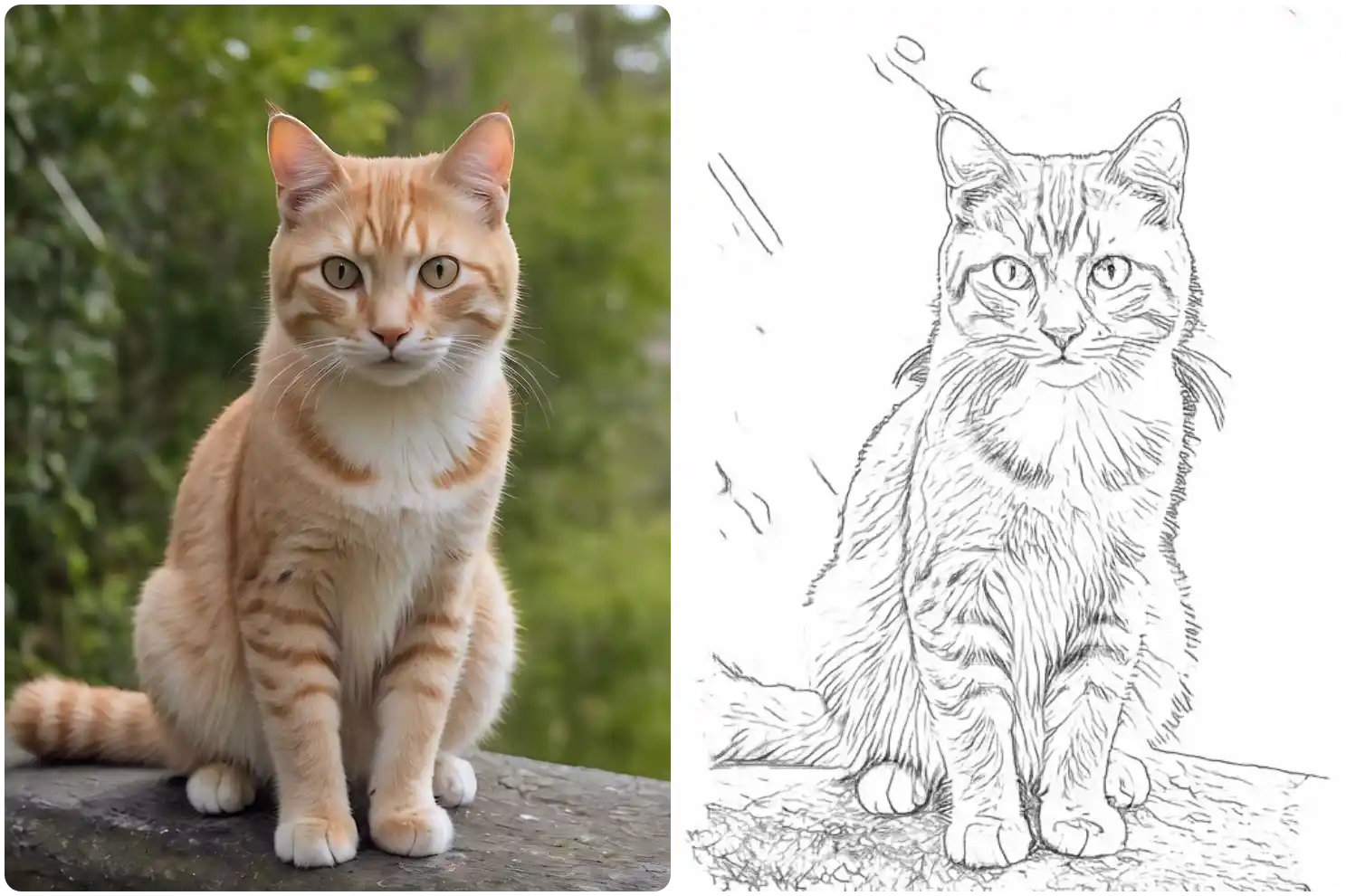 Expressive Pencil Sketch Results from Your Photos