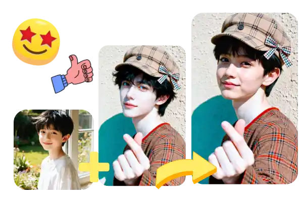 Full Head Replacement with Precise Hair and Neck Alignment